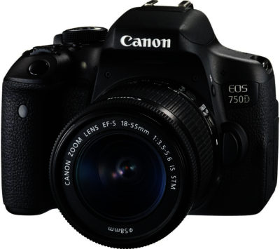 CANON EOS 750D DSLR Camera with EF-S 18-55 mm f/3.5-5.6 IS STM Zoom Lens CANON EOS 750D DSLR Camera with EF-S 18-55 mm f/3.5-5.6 IS STM Zoom Lens